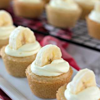 Easy Banana Pudding Cookie Cups