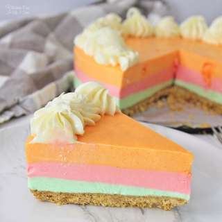 Rainbow Sherbet Cake