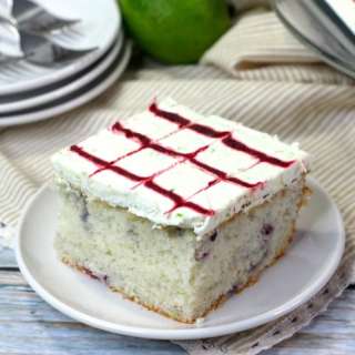 Blackberry Margarita Sheet Cake