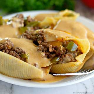 Philly Cheesesteak Stuffed Shells