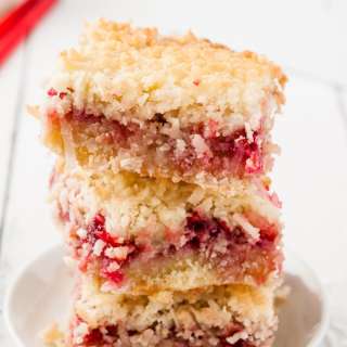 Homemade Raspberry Coconut Slice