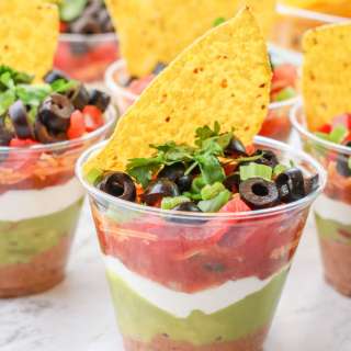 7 Layer Dip Cups