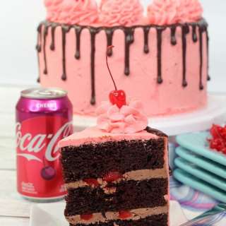 Layered Cherry Coke Cake