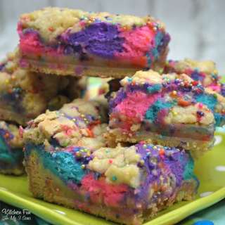 Unicorn Cheesecake Bars