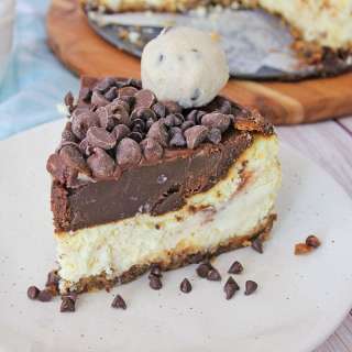 Chocolate Chip Cookie Dough Cheesecake