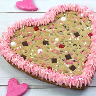 Heart Shaped Cookie Cake