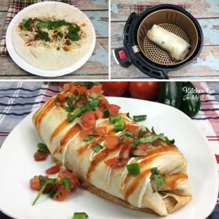 Air Fryer Chimichanga
