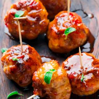 Firecracker Chicken Meatballs