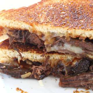 Smoked Brisket Grilled Cheese Sandwiches