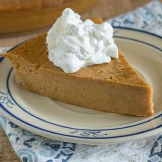 Crustless Pumpkin Pie