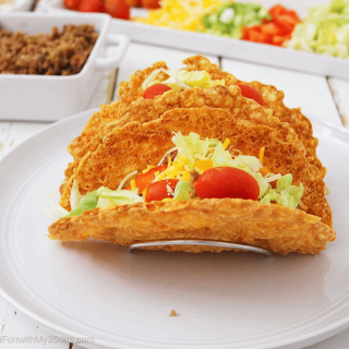 Baked Cheese Keto Taco Shells Recipe