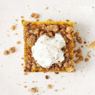 Shortbread Pumpkin Streusel Squares