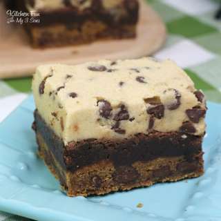 Chocolate Chip Cookie Brownie Bars