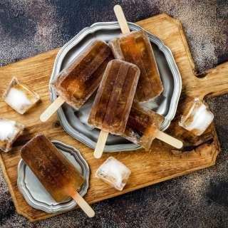 Rum and Coke Popsicles