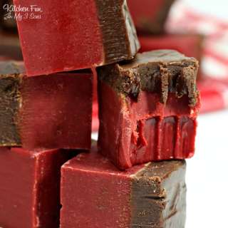 Red Velvet Fudge