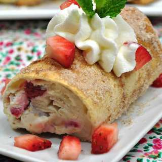 Strawberry Chimichangas