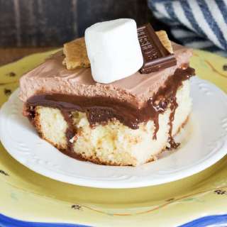 S'mores Poke Cake