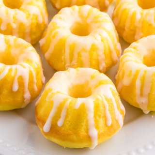 Mini Lemon Bundt Cakes