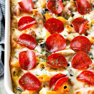Pizza Pasta Bake