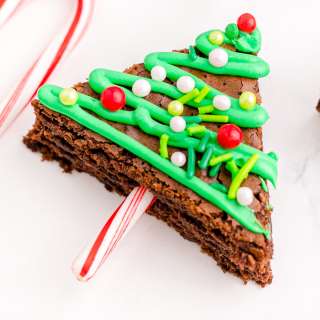 Christmas Tree Brownies