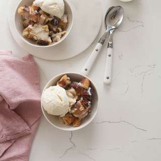 New Orleans-Style Bread Pudding w/Whiskey Cream Sauce