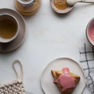 Blood Orange Poppy Seed Scones