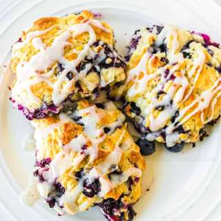 Sweet Blueberry Biscuits