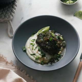 Peruvian-ish Pot Roast with Silky-Smooth Cauliflower Mash (#whole 30)