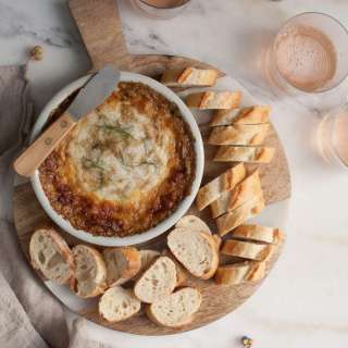 Warm Caramelized Fennel and Leek Cheese Dip