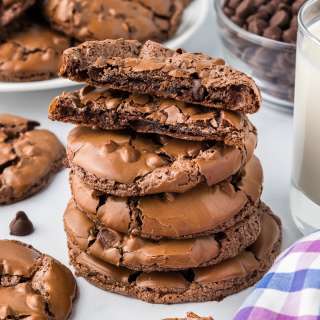 Flourless Chocolate Brownie Cookies