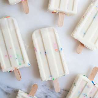 Funfetti Cake Batter Popsicles | A Cozy Kitchen