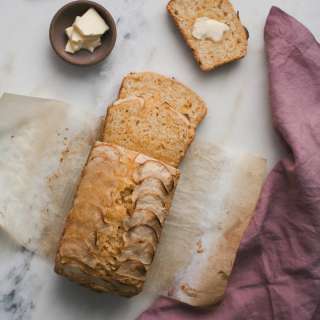 Apple Cider Cheddar Bread