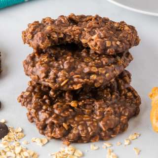 Peanut Butter Chocolate No Bake Cookies