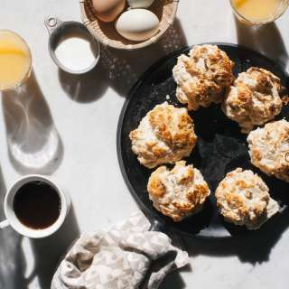 Cabin Baking: Scallion Black Pepper Biscuits