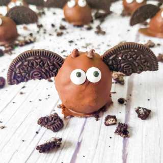 Bat Truffles (For Halloween)