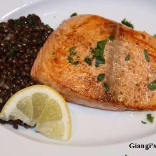 Salmon with Lentils - A New Recipe