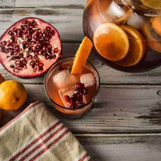 Pomegranate Orange Sangria