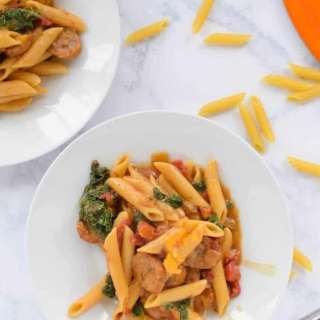 One Pot Sausage and Kale