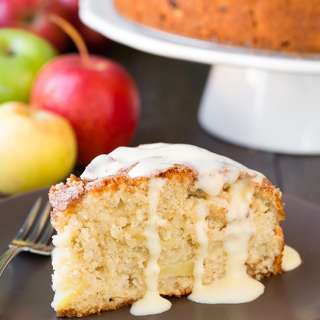 Irish Apple Cake with Custard Sauce