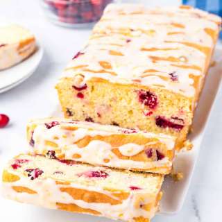 Cranberry Orange Bread (With Orange Glaze!)