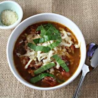 Gluten Free Lasagna Soup