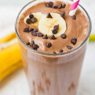 Chocolate Peanut Butter Banana Breakfast Shake