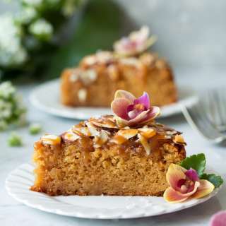 Caramel Soaked Almond Cake (AKA Toscakaka Torte)