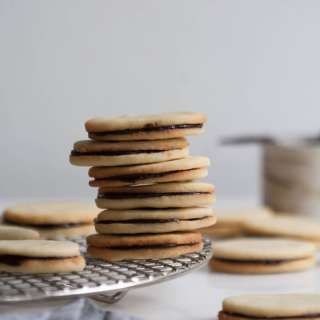 Homemade Mint Milano Cookies