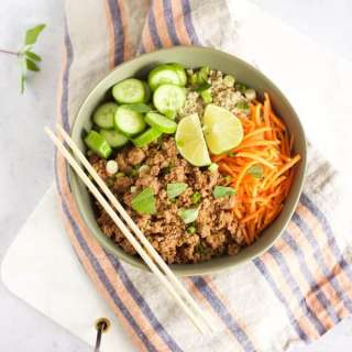 Indonesian Beef and Quinoa Bowl