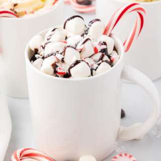 Candy Cane Hot Chocolate