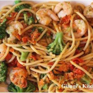 Shrimps and Pasta Surprise