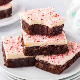 Peppermint Bark Brownies