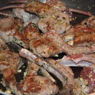 Lamb Chops with Parsley, Garlic and Rosemary
