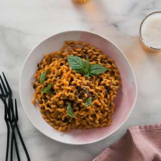 Spicy Sambal Mushroom Noodles Recipe